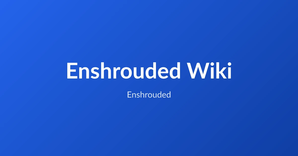 Enshrouded game artwork